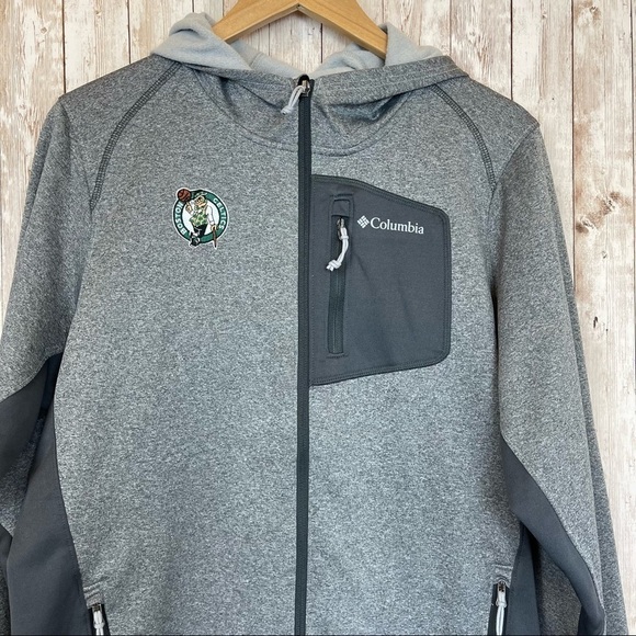 Columbia NBA Boston Celtics Long Sleeve Jacket Size Small Men - Picture 3 of 11